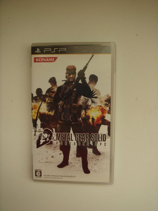 PSP 潛龍諜影 攜帶行動 日版 Metal Gear Solid Portable Ops