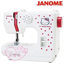 ♥小花花日本精品♥hello kitty 凱蒂貓 Janome 縫紉機裁縫機 居家生活裁縫衣 紅點款 56879803