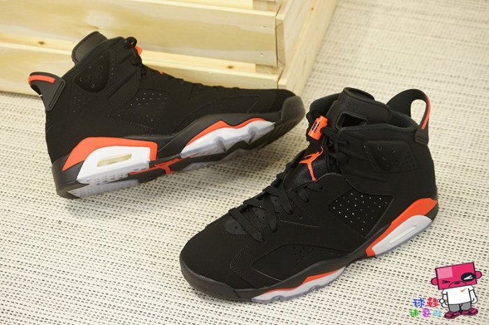 球鞋補習班NIKE AIR JORDAN 6 OG BLACK INFRARED 黑紅老屁股384664-060