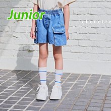 13~17 ♥褲子(BLUE) CHOUETTE-2 24夏季 CHO240417-018『韓爸有衣正韓國童裝』~預購