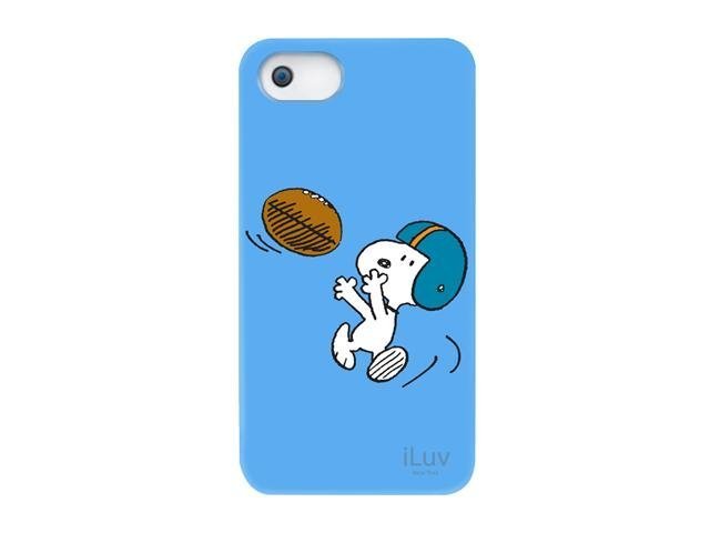 平廣 iLuv Snoopy 史努比 蘋果APPLE iPhone 5 5S SE 藍色 手機 背蓋 手機殼