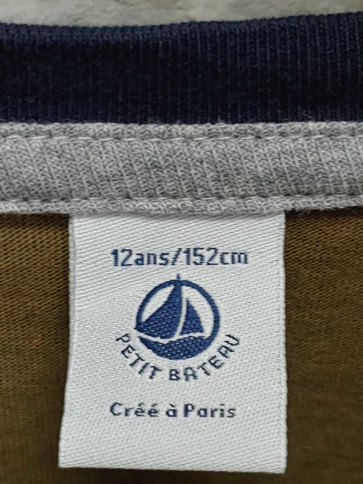 【皮老闆】  二手真品 法國品牌 PETIT BATEAU 法國帆船  印度 製 E470