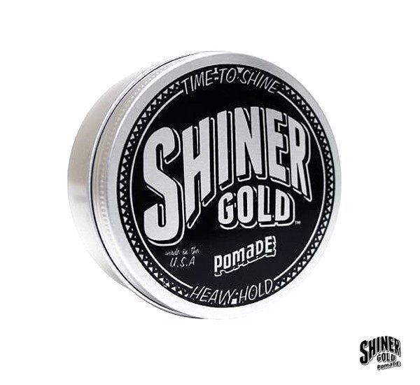 便宜生活館【造型品】Shiner Gold Heavy Hold 強度款 高黏性 水洗式髮油(黑)112g  (可超取)