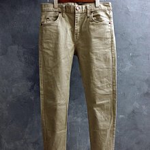 CA 美國工裝品牌 DICKIES 淺土黃 合身窄管 彈性牛仔褲 30腰 一元起標無底價Q555