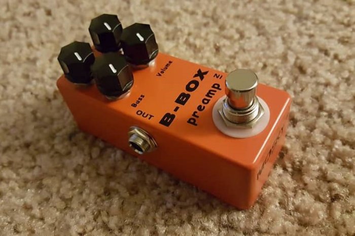 附變壓器【迷你效果器MOSKY B-BOX PREAMP】DISTORTION效果 過載 失真 大飛效果器