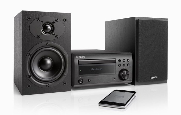 [紅騰音響]DENON D-M41 迷你音響 藍牙、CD、FM/AM 、光纖輸入可連接電視機 (另有RCD-M41、M-CR612 )即時通可議價