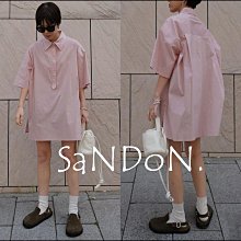 ｜SANDON｜日本貴牌 單穿超級可愛開叉短版襯衫上衣 230801