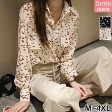 【V2995】SMILE-港味元素．滿滿愛心長袖襯衫上衣