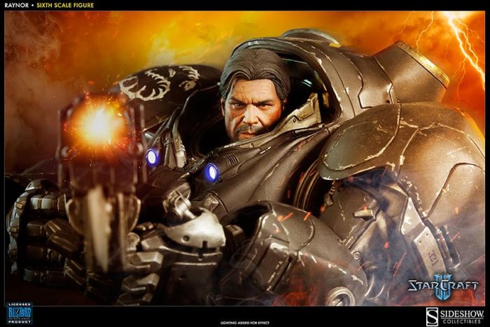 金錢貓雜貨 全新 Sideshow 1/6 Starcraft 2 星海爭霸2 Jim Raynor 吉姆 雷諾