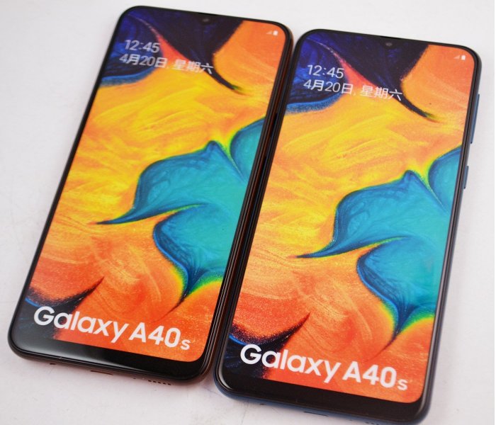 GMO 原裝金屬 彩屏三星Galaxy A40S 6.4吋模型樣品假機包膜dummy拍戲道具仿真上繳1:1製作