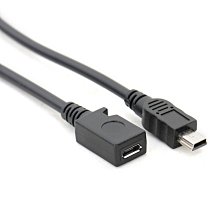 V3轉V8數據充電轉接線 Mini USB公轉micro USB母迷你T型口 5P公線 A5.0308