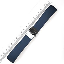 錶帶屋 【快拆裝置】22mm 素面光頭胎矽膠錶帶適用各廠牌手錶含不鏽鋼折疊安全扣