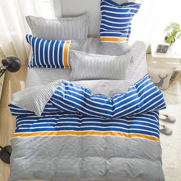 【RS Home】 雙人標準5呎床包四件組法蘭絨沙發套沙發床法蘭絨沙發墊保潔墊床包四件組