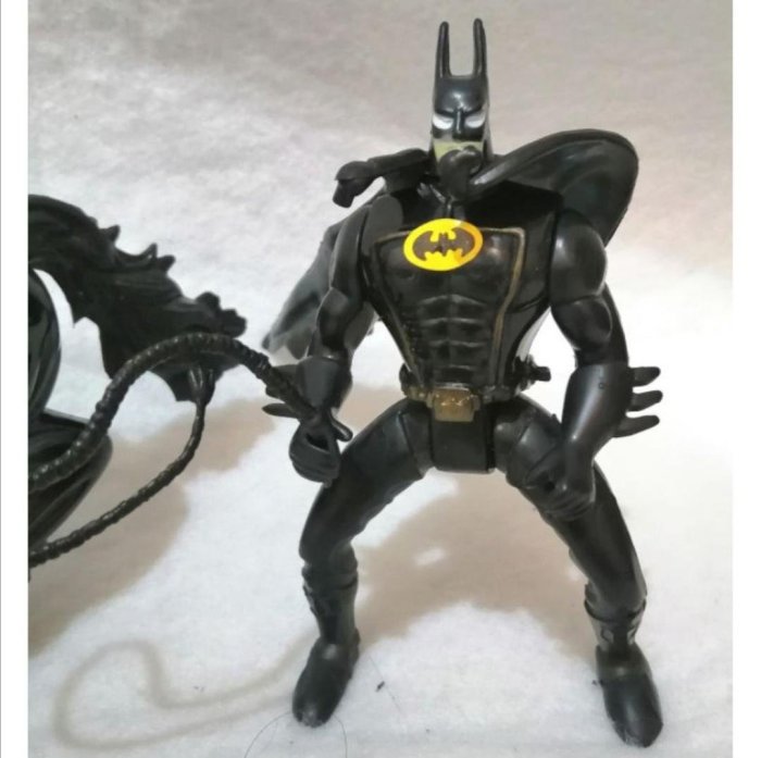 老古董 DC 蝙蝠俠 6吋 公仔  & 戰馬 老玩具