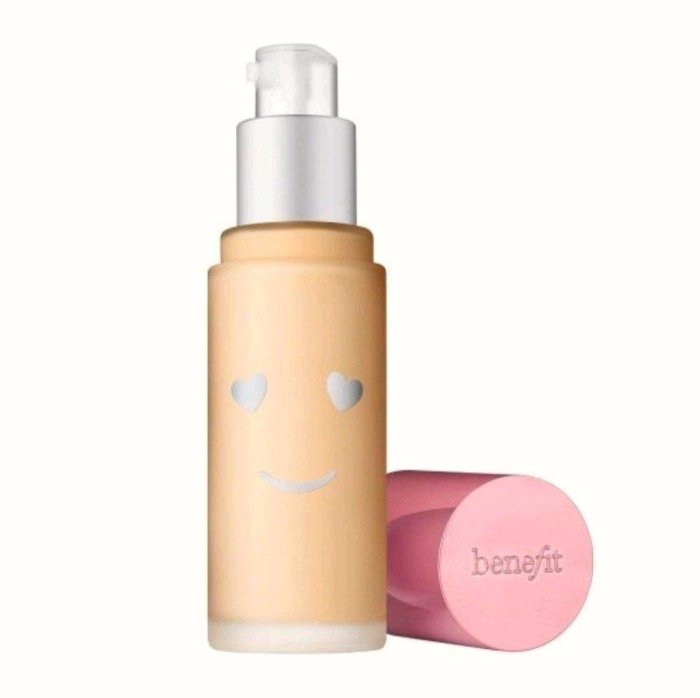 [韓國免稅店代購] Benefit Hello Happy 無瑕柔亮粉底液 30ml 陶瓷光透感笑臉粉底 SPF 15 FLAWLESS BRIGHTENING