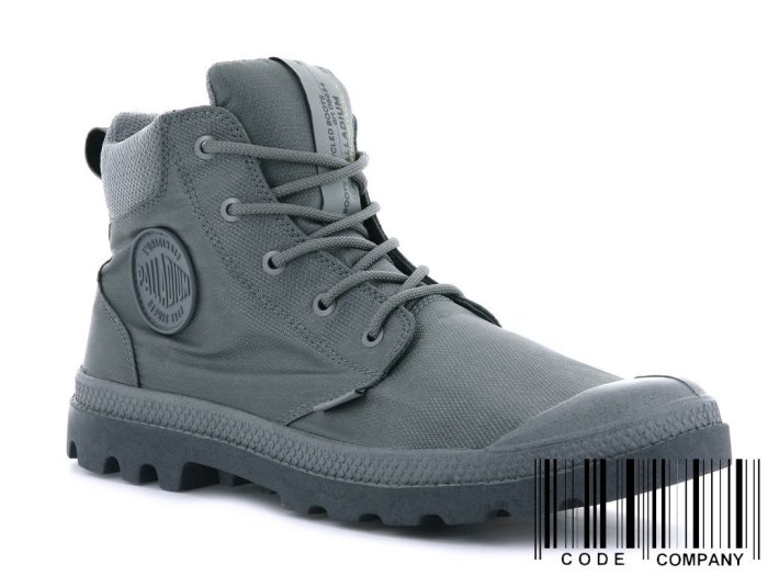 =CodE= PALLADIUM PAMPA CUFF RCYCL WP 再生防水針織軍靴(灰) 06654-011 男