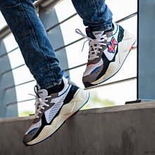 限時特價南◇2021 7月 Puma RS X Japanorama 37429401 復古 聯名款 米白灰藍色 老爹鞋