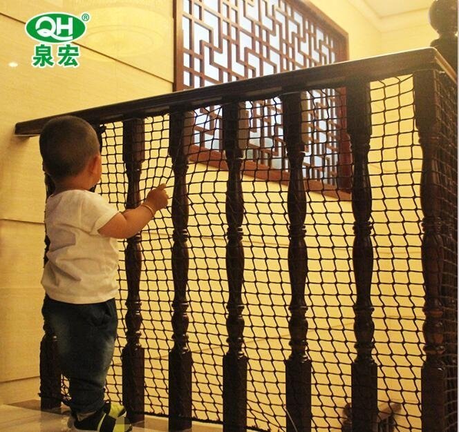 下殺 兒童樓梯陽臺防護網防墜網樓梯防護網兒童安全網護欄網0.8米*2米