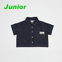 JS~JM ♥襯衫(NAVY) SOL AT LUNA-2 24夏季 SOL240509-060『韓爸有衣正韓國童裝』~預購