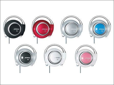 耳機,日本JVC HP-AL301,雙邊收線自動卷線設計,耳掛式,“色”誘！系列耳機,簡易包裝,全新