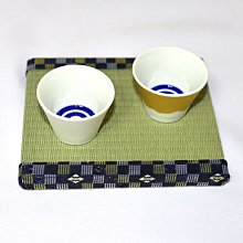 日本製 迷你榻榻米 杯墊 置物墊 展示板 14x12x1.5cm