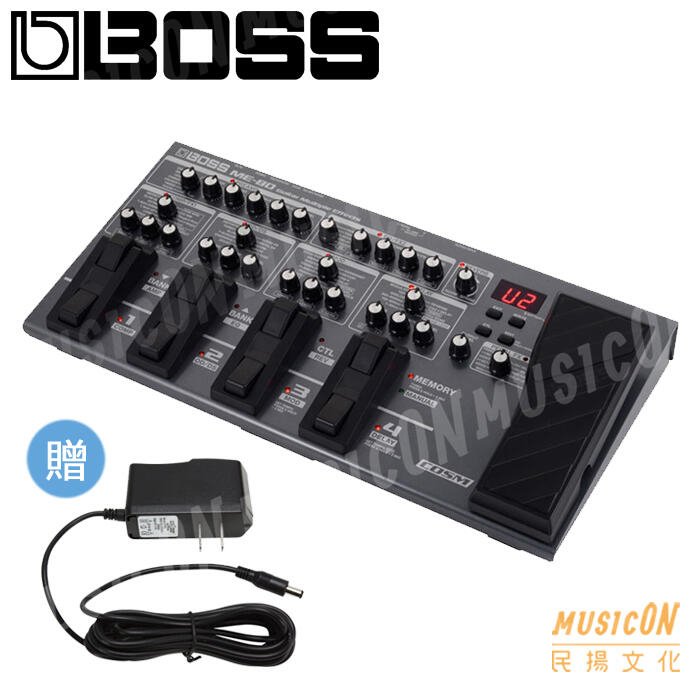 【民揚樂器】ROLAND BOSS ME-80 電吉他綜合效果器 電吉他綜效 贈原廠變壓器 ME80