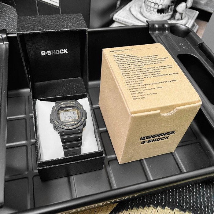 【希望商店】NEIGHBORHOOD x G-SHOCK DW-5750  聯名 骷髏 電子 手錶