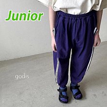 JS~JM ♥褲子(진한보라) GODIS-2 24夏季 GOD240413-008『韓爸有衣正韓國童裝』~預購