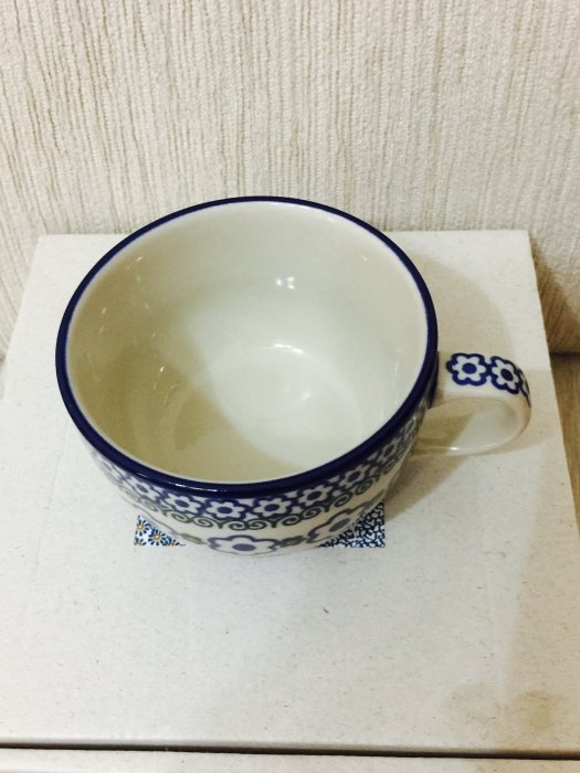 天使熊小鋪~CERAMIKA  ARTYSTYCZNA波蘭手工陶瓷 陶瓷杯  非隨行杯保溫瓶~全新現貨