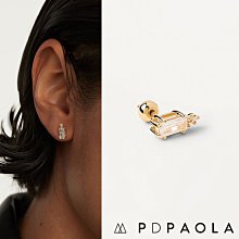 PD PAOLA 西班牙時尚潮牌 金色迷你耳環 小圓鑽X公主方鑽 BEA
