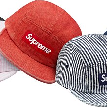 【日貨代購CITY】2018SS SUPREME DENIM CAMP CAP 五分割 帽子 現貨