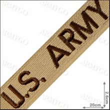 【ARMYGO】美軍軍種布條-US.ARMY(沙色)