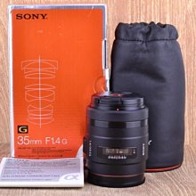 【台中品光攝影】SONY SAL 35mm F1.4 (35/1.4) G 定焦 人像 FOR A系列 #23321K