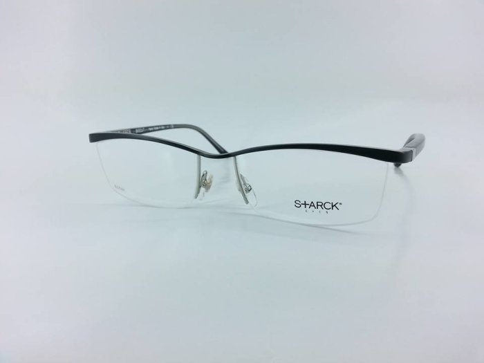 STARCK-眼鏡-SH9901-0052-黑.灰雙色半框-睛明眼鏡