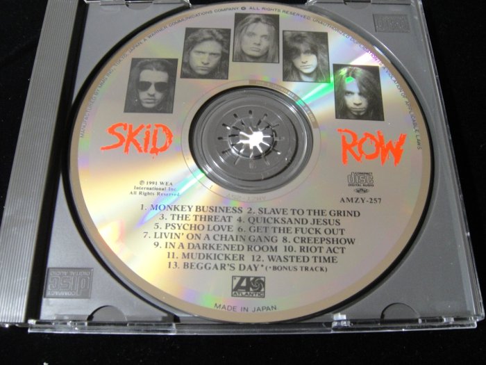 【198樂坊】Skid Row / Slave To The Grind(Monkey Business..日版)CB