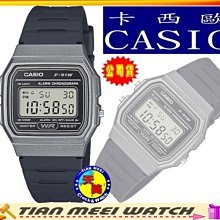 【台灣CASIO原廠公司貨】【天美鐘錶店家直營】【下殺↘超低價有保固】CASIO F-91WM-1B 復古造型設計