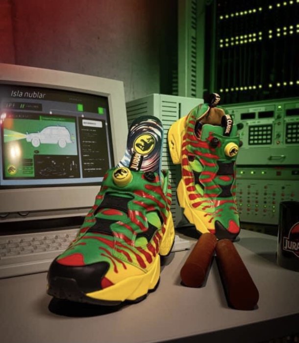 全新 Reebok Jurassic Park X Instapump Fury OG 經典鞋 GW0212