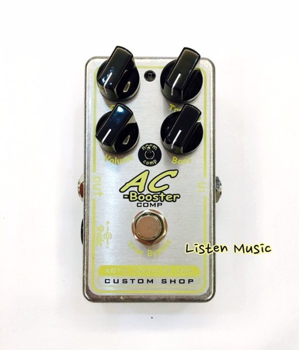 立昇樂器 Xotic Custom Shop AC COMP Booster 單顆破音效果器 公司貨