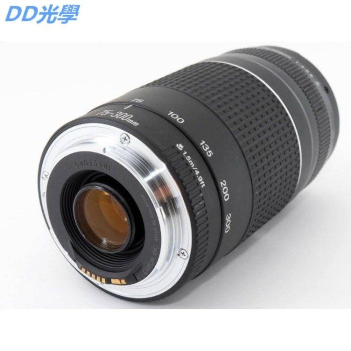 佳能EF 75-300MM F4-5.6單反鏡頭全畫幅二代三代遠攝長焦變焦鏡頭