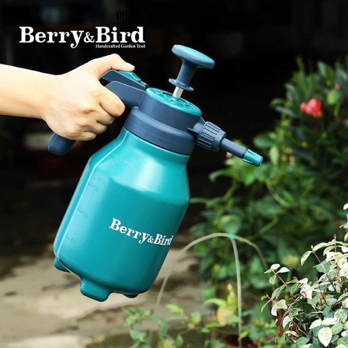 優選現貨·園藝工具Berry&Bird澆花噴壺家用消毒專用噴水壺氣壓式噴霧器園藝BB工具