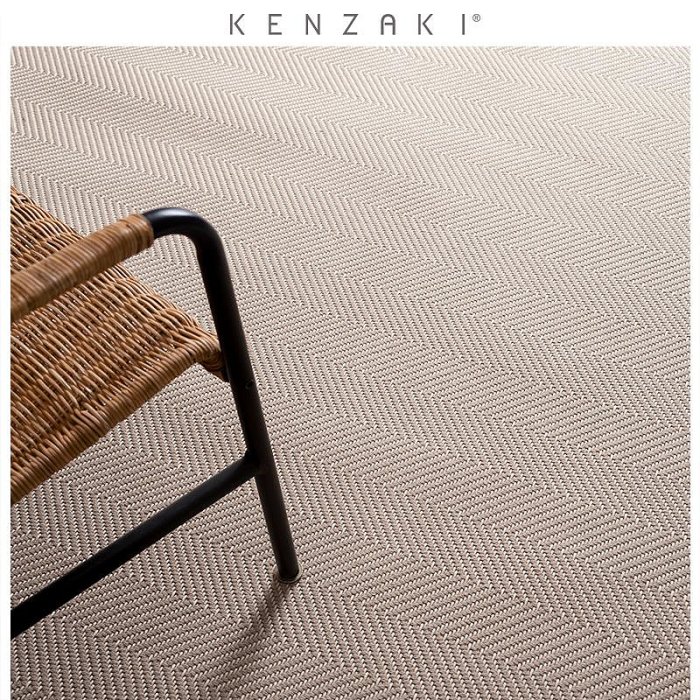 KENZAKI 新西蘭羊毛復古人字紋地毯中古臥室沙發茶幾客廳編織地毯熱心小賣家