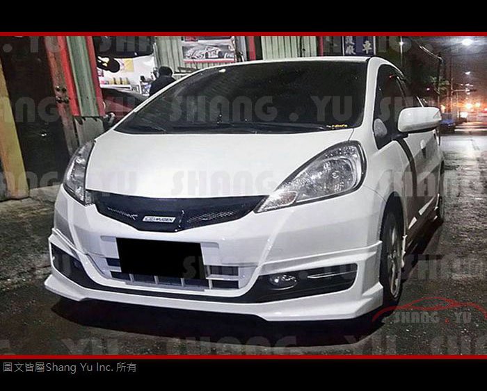 11 12 13  HONDA FIT 前下巴 前中包 套件 無限 RS LG