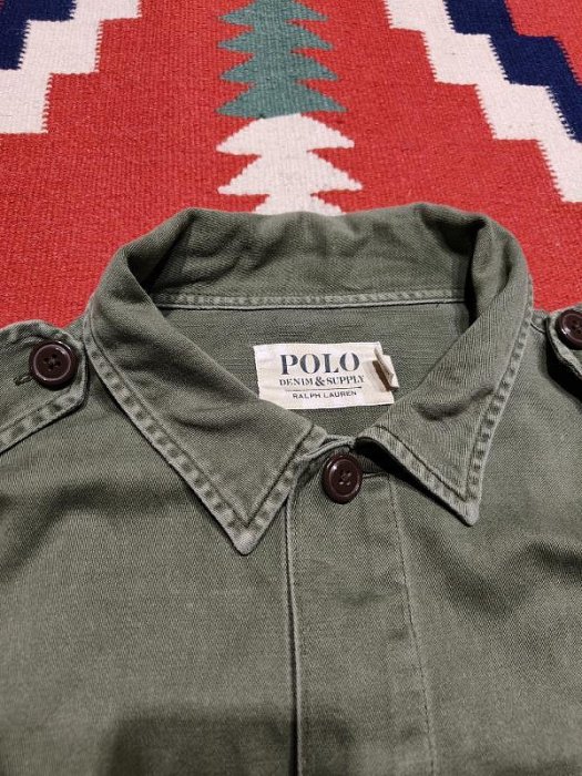 RL DS RRL 軍事襯衫 Ralph Lauren po