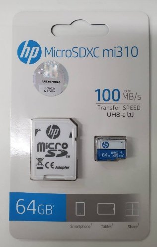 全新未拆 惠普 HP Micro SD U1 64G mi310 ( HFUD064-1U1BA ) 附轉卡