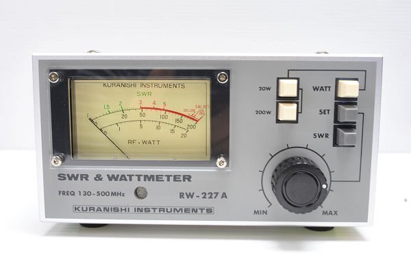 『光華順泰無線』 日本製 KURANISHI RW-227A  駐波比錶 功率表 無線電 對講機 130-500MHz