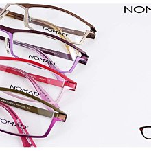 【My Eyes 瞳言瞳語】NOMAD 法國黑貓品牌 粉紅雙色 薄金屬菱形眼鏡 獨特氣質 搶眼款 NG出清(1448N)