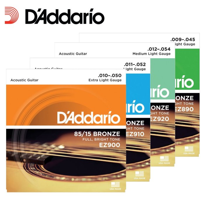 小叮噹的店- 木吉他弦 D'addario EZ890 EZ900 EZ910 EZ920