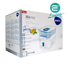 【易油網】平行輸入原裝進口BRITA Optimax FLOW 8.2L 濾水壺 濾水箱+濾心1個 #88149