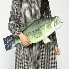 魚再出没..療癒系魚包Fish Bag- LargeMouth Bass新版大嘴魚3D萌包 造型更Q品質更好.限量推出