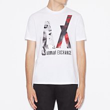 【A/X男生館】【ARMANI EXCHANGE緞面大LOGO短袖T恤】【AX002G1】(S-M)